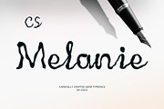 CS Melanie – Etchy Font, a Script Font by Craft Supply Co. (Thumbnail 1 of 8)