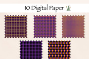 Fall Plaid Digital Paper Set 3, a Pattern Graphic by Pawsitively Aesthetic (Thumbnail 2 of 4)