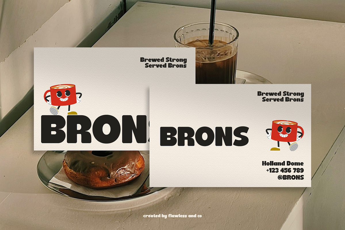 Brons - Bold Display Sans Serif Font, a Sans Serif Font by Flawless And Co (Photo 8 of 10)