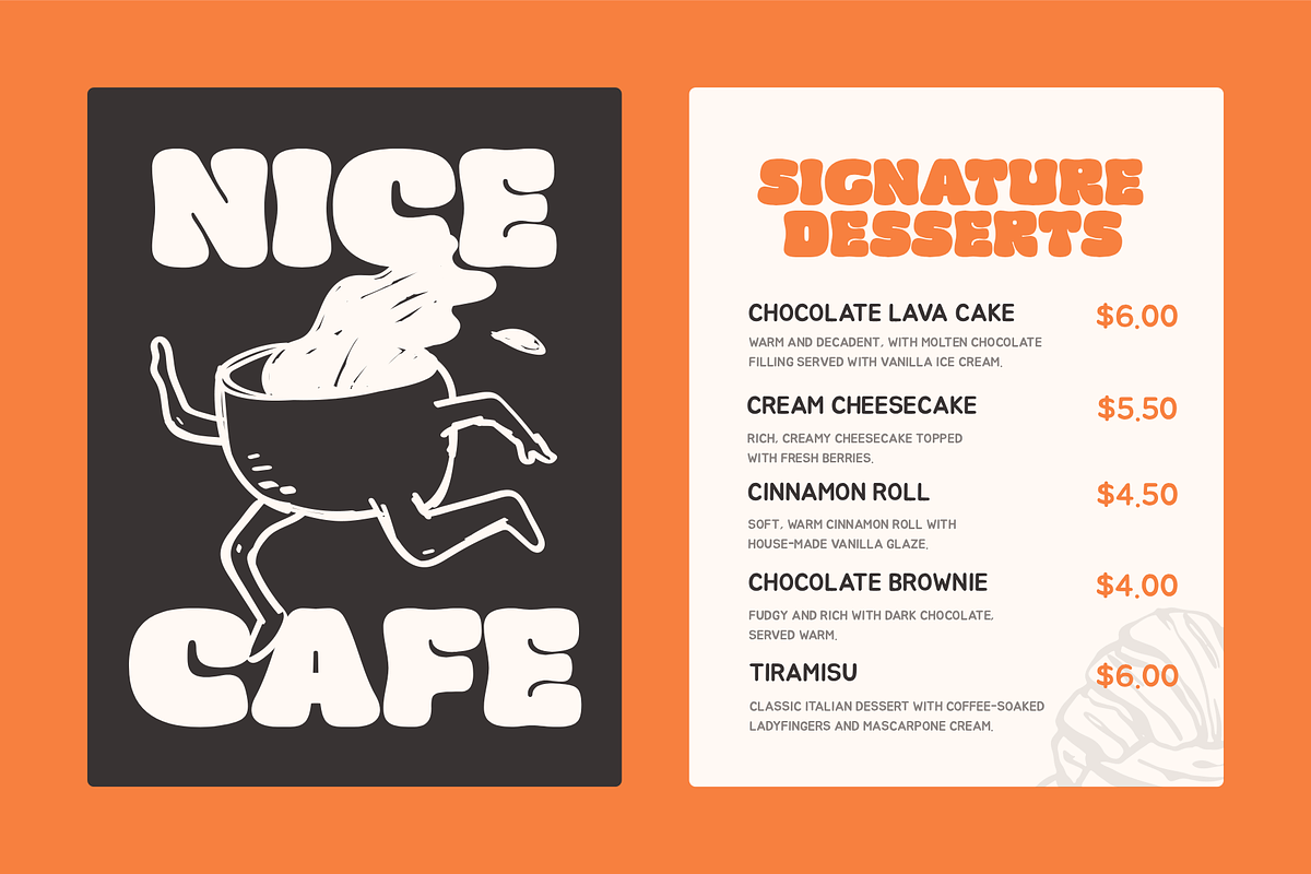 Mocha Mochi - Fat Fancy Display Font, a Font by Afkari Studio (Photo 5 of 12)