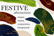 Abstract Shapes Christmas Collection, a Texture Graphic by CatJello Graphics (Thumbnail 1 of 28)