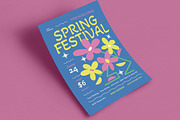 Spring Festival Event Flyer, a Flyer Template by Guuver (Thumbnail 3 of 3)