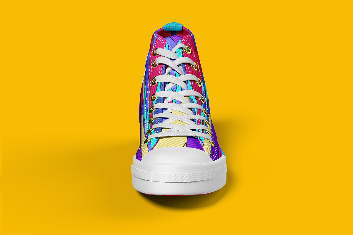 Sneakers Shoes Mockup - 9 views, a Packaging Mockup by Illusiongraphic (Photo 10 of 28)