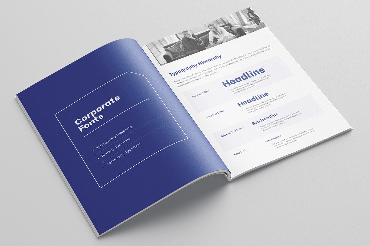 Branding template, Brand Style Guide, a Brochure Template by Niofix (Photo 3 of 6)