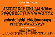 Spooky Party Club | Halloween Horror, a Blackletter Font by Jolicia Type (Thumbnail 13 of 14)