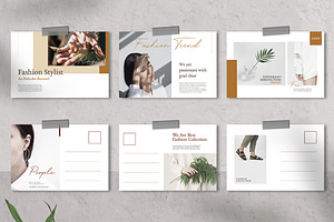 Moodboard Postcard Templates