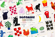 Dopamine Gallery: Poster Bundle 4, a Graphic by Wall Art Print Studio (Thumbnail 2 of 18)