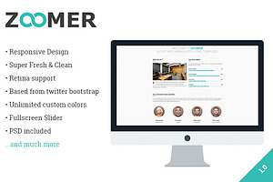 Zoomer - One Page WordPress Theme