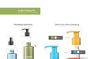 Cosmetic Bottles Mockup Vol.2, a Product Mockup by Kotulsky Mockups (Thumbnail 3 of 4)