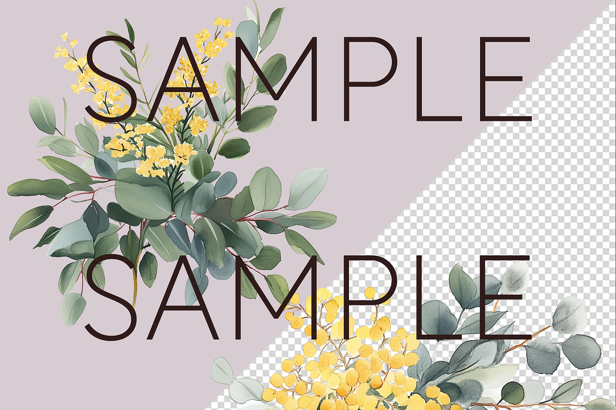 Australian Watercolur Flowers Mega, a Decorative Illustration by Pawcasso's Portraits (Photo 5 of 10)