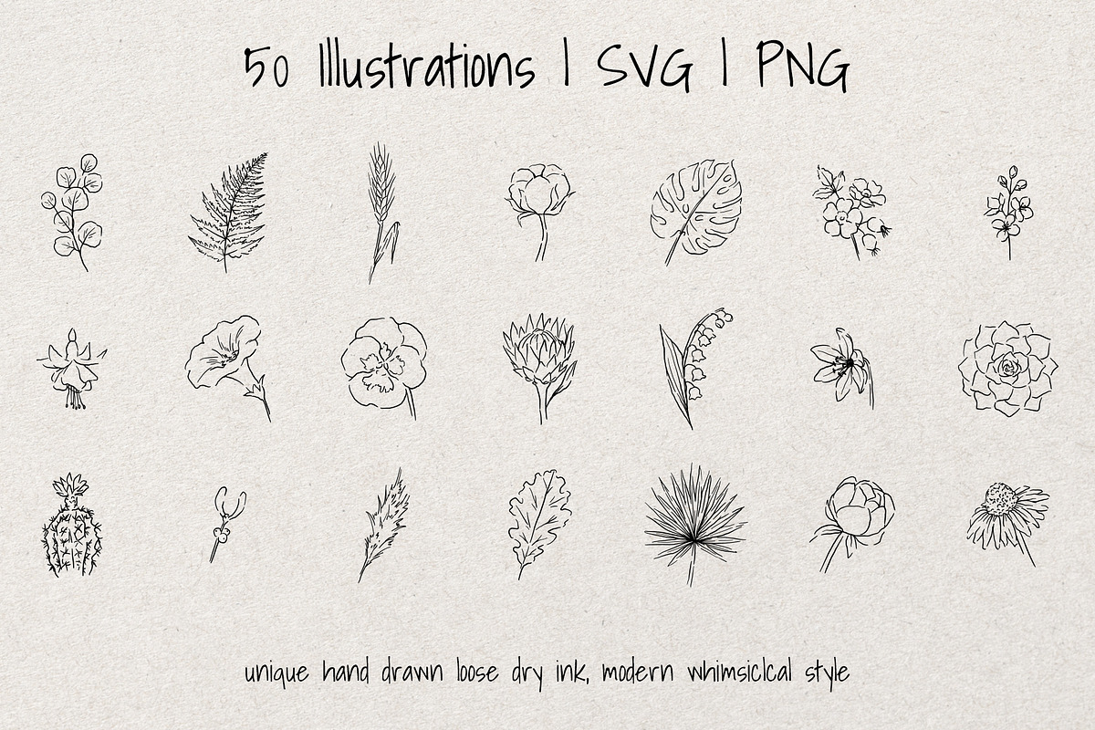 Floral Harmony, Whimsical Sketch, an Object Illustration by Artalia (Photo 2 of 5)
