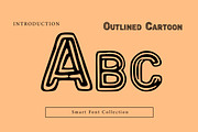 Outlined Cartoon, a Slab Serif Font by Wow Magic (Thumbnail 2 of 3)