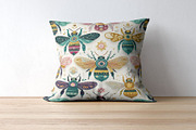 12 Buzz Folk Seamless Patterns, a Pattern Graphic by Inknfolly (Thumbnail 6 of 7)