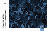Hexa | Colorful Vector Backgrounds, a Pattern Graphic by dvtchk (Thumbnail 9 of 10)