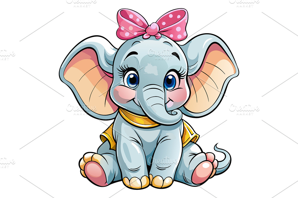 Baby elephant, a Graphic by Mark1987