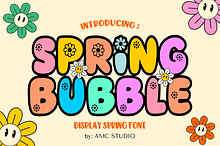 Spring Bubble - Bubble Font Types