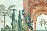 Traditional Mughal seamless pattern, a Decorative Illustration by Mughal Wallpaper (Thumbnail 4 of 6)