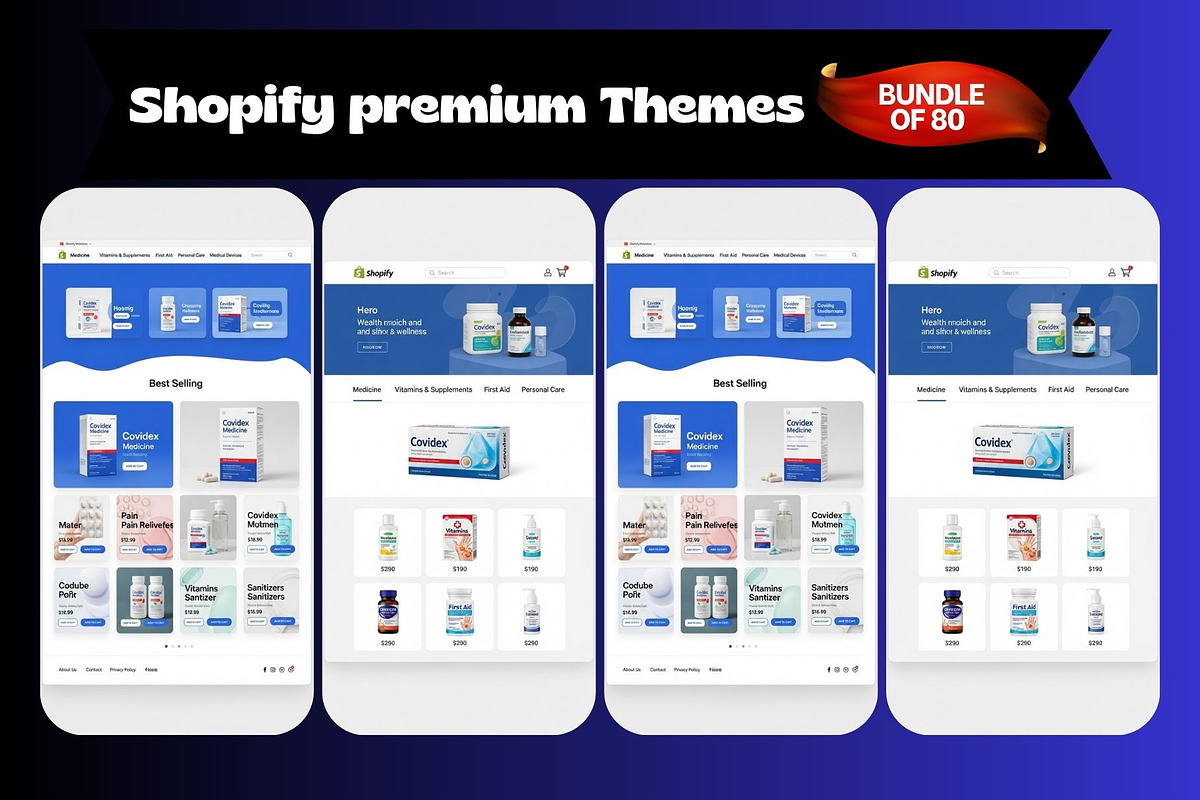 Shopify Premium bundle of 80 Themes preview 4