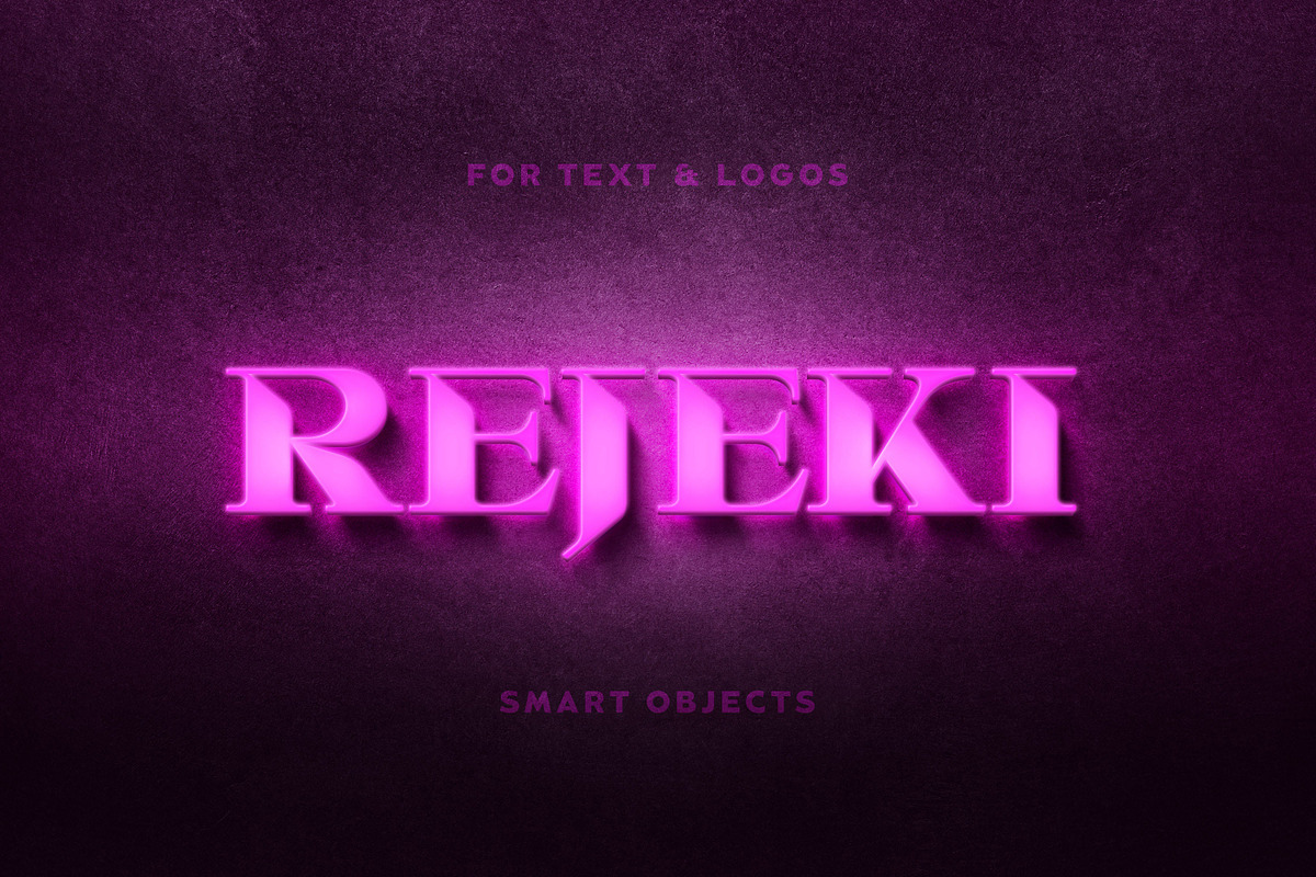 Pink Neon Logo Mockup, a Product Mockup by Design Squad | Creative Market