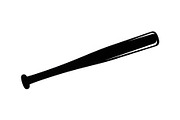 Baseball Bat Silhouette Vector Bundl, an Illustration by Creativeshirt (Thumbnail 41 of 51)