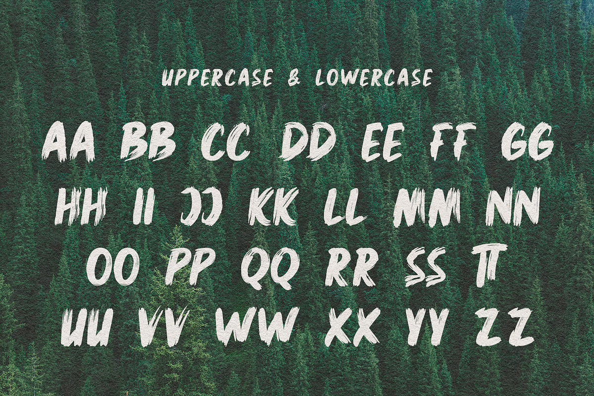 Rickbers Brush Font, a Handwritten Font by Maulana Creative (Photo 5 of 5)