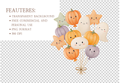 Watercolor Little Boo Clipart, a Decorative Illustration by MockupWizard (Thumbnail 4 of 5)