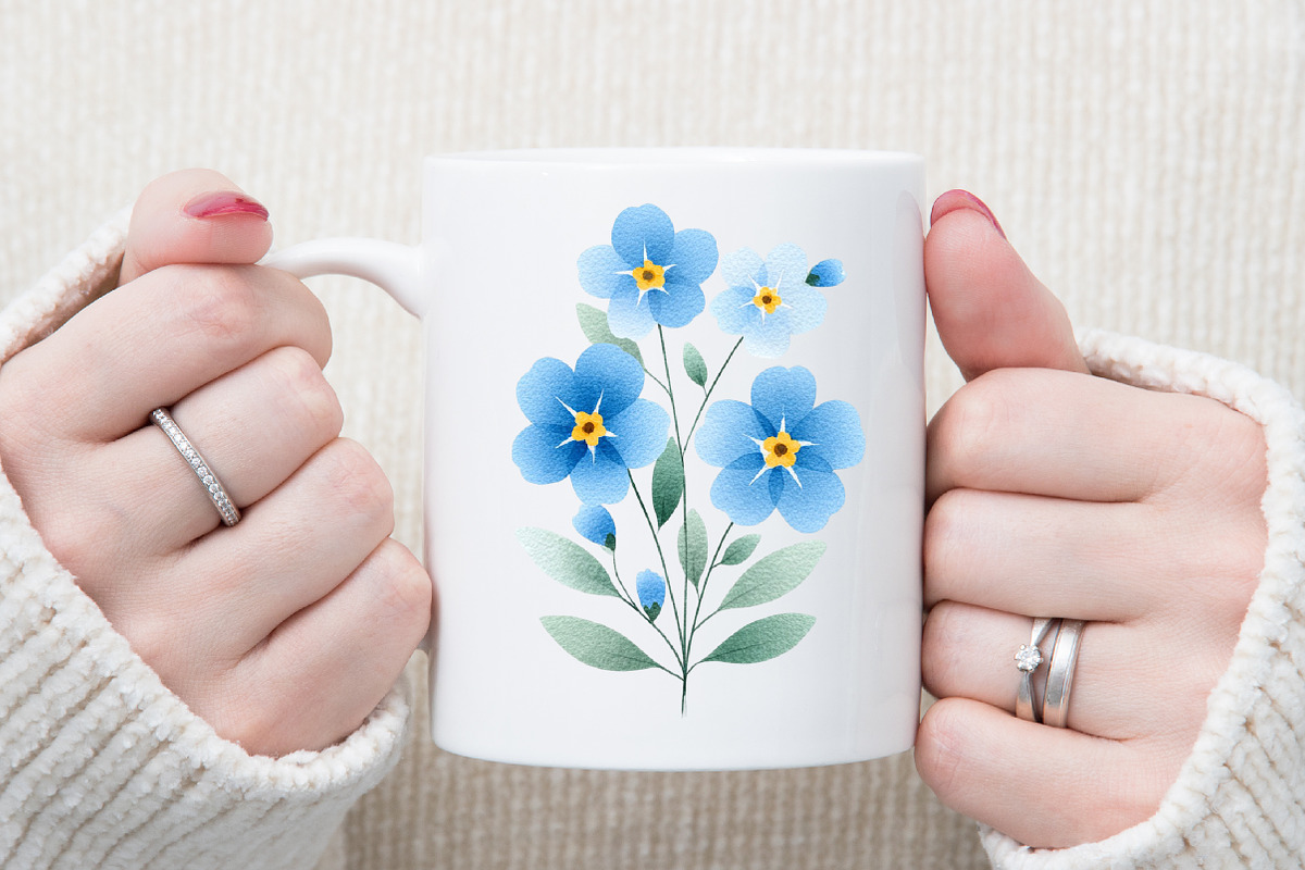 Wild Flowers - Floral Clipart - Mead, an Illustration by Sublimation Artist (Photo 5 of 6)