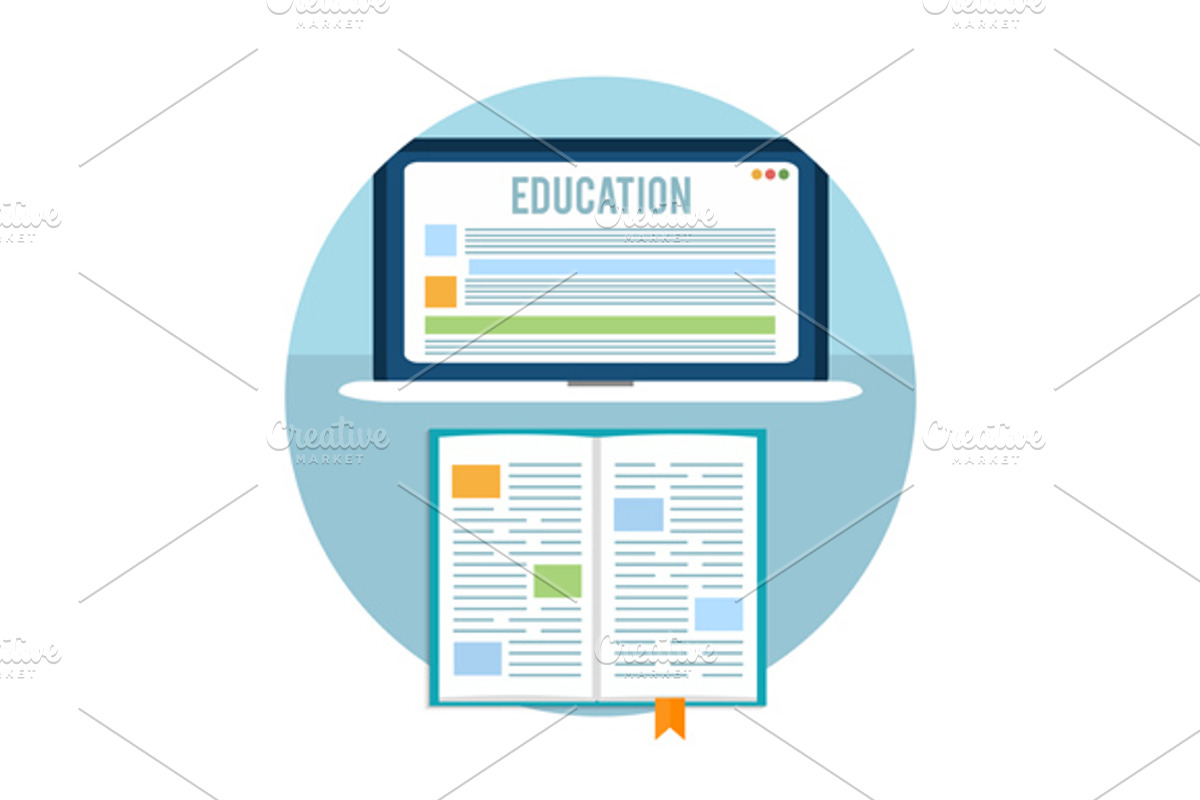 Set books and laptop preview 3