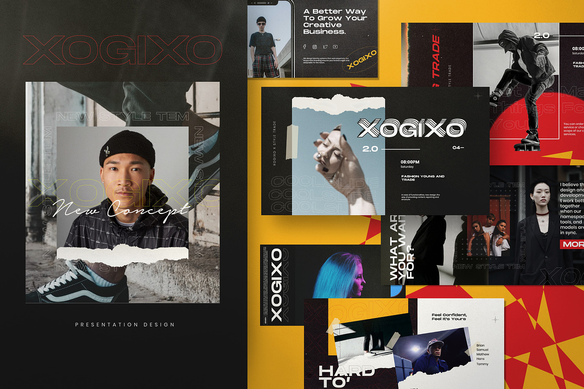 XOGIXO - Powerpoint, a Presentation Template by Dirtytemp Studio (Photo 1 of 9)