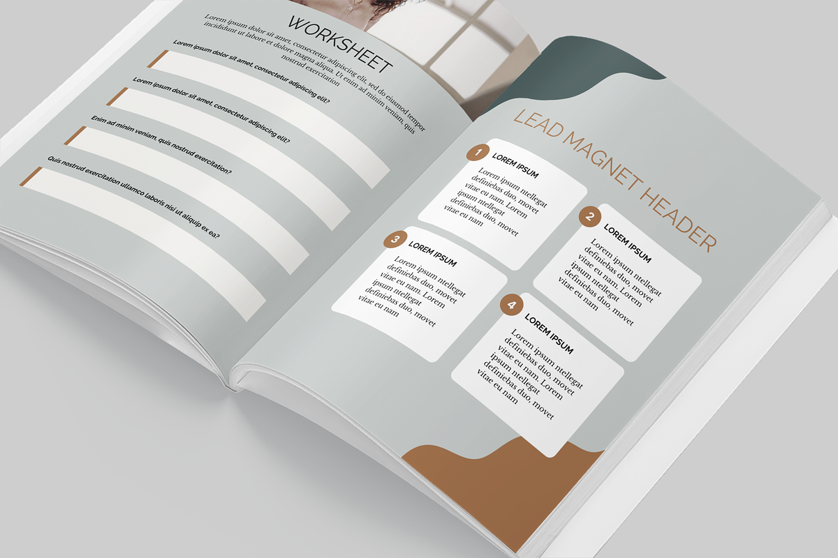 Lead Magnet eBook Template 14 Pages, a Magazine Template by Social Assumptions (Photo 8 of 13)