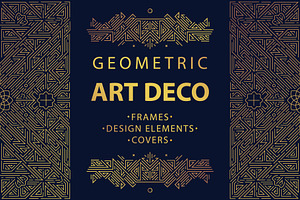 Art Deco Geometric Design Elements