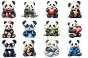 Panda Baby Panda Little Panda PNG, an Illustration by SinaCreation (Thumbnail 2 of 5)