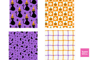 Groovy Halloween Patterns Collection, a Pattern Graphic by Yasmine Patterns (Thumbnail 5 of 7)