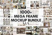 1000+ Mega Frame Mockup Bundle, a Household Mockup by Mockup Art Atelier (Thumbnail 1 of 43)