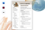 Resume Pack (Word + INDD), a Resume Template by PrimeLayouts (Thumbnail 1 of 6)