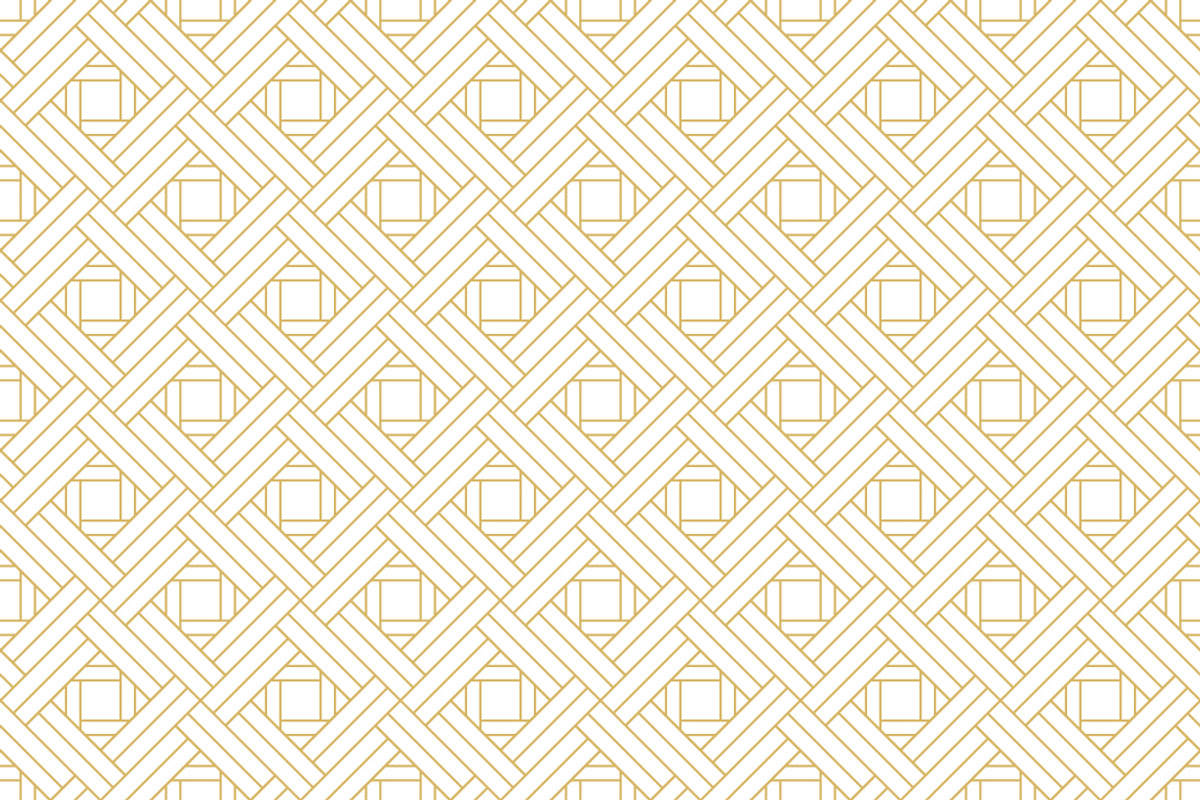 Gold Plait Line Seamless Pattern, a Pattern Graphic by Mightyfire