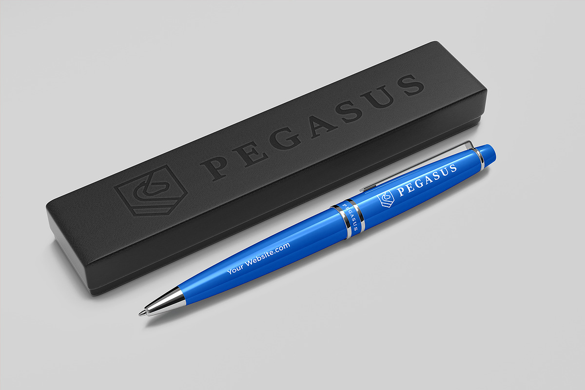 Ballpoint Pen Mockup - 8 views, a Pens & Pencil Mockup by Illusiongraphic (Photo 2 of 26)