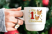 My First Christmas, Girly Christmas, an Illustration by OK Design (Thumbnail 3 of 4)