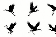 Flying Bird Silhouette Bundle, an Illustration by jahid234 (Thumbnail 9 of 10)