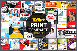 125 Print Template Mega Bundle