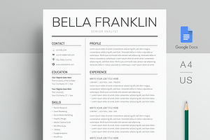 Google Docs Resume Template