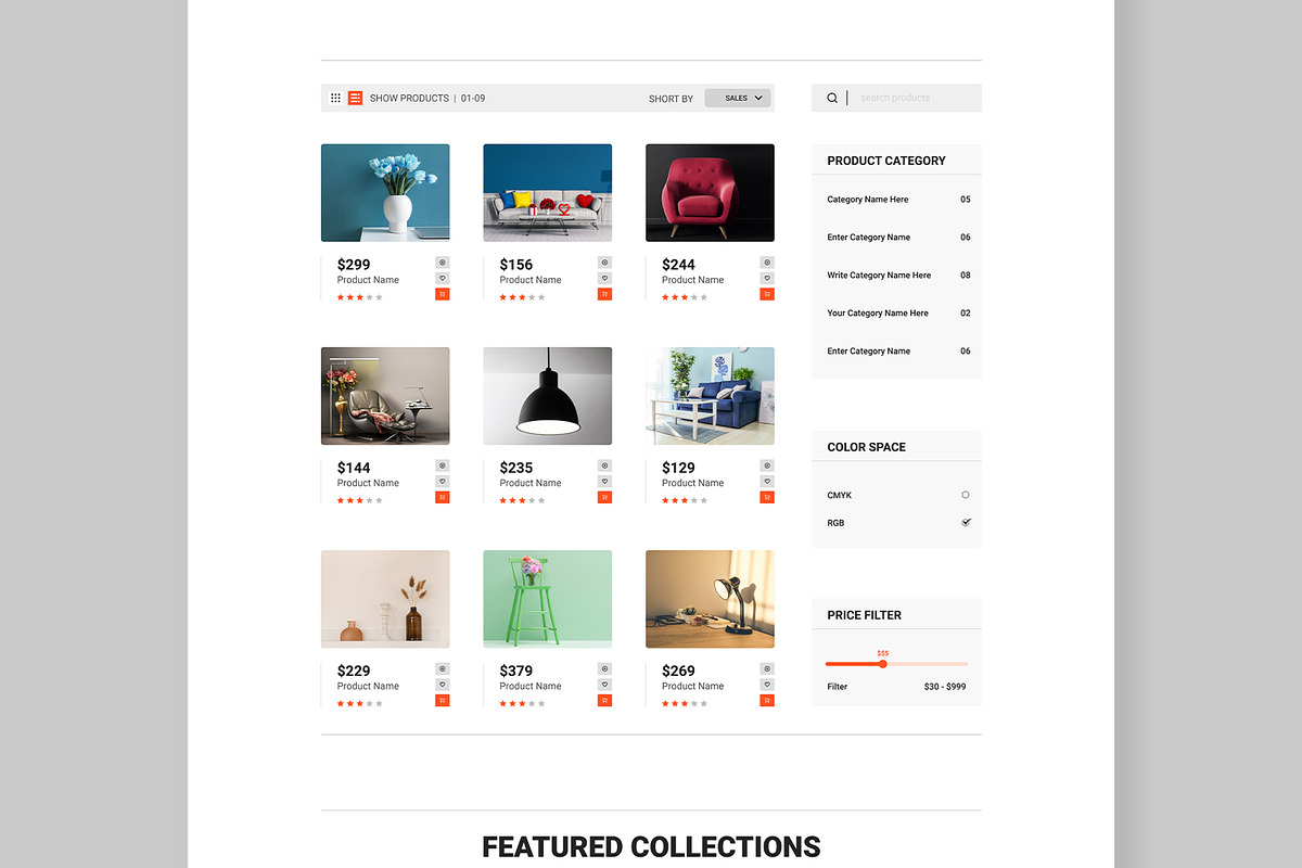 E commerce Website Landing Page, a Landing Page Template by MightyDesign (Photo 3 of 8)