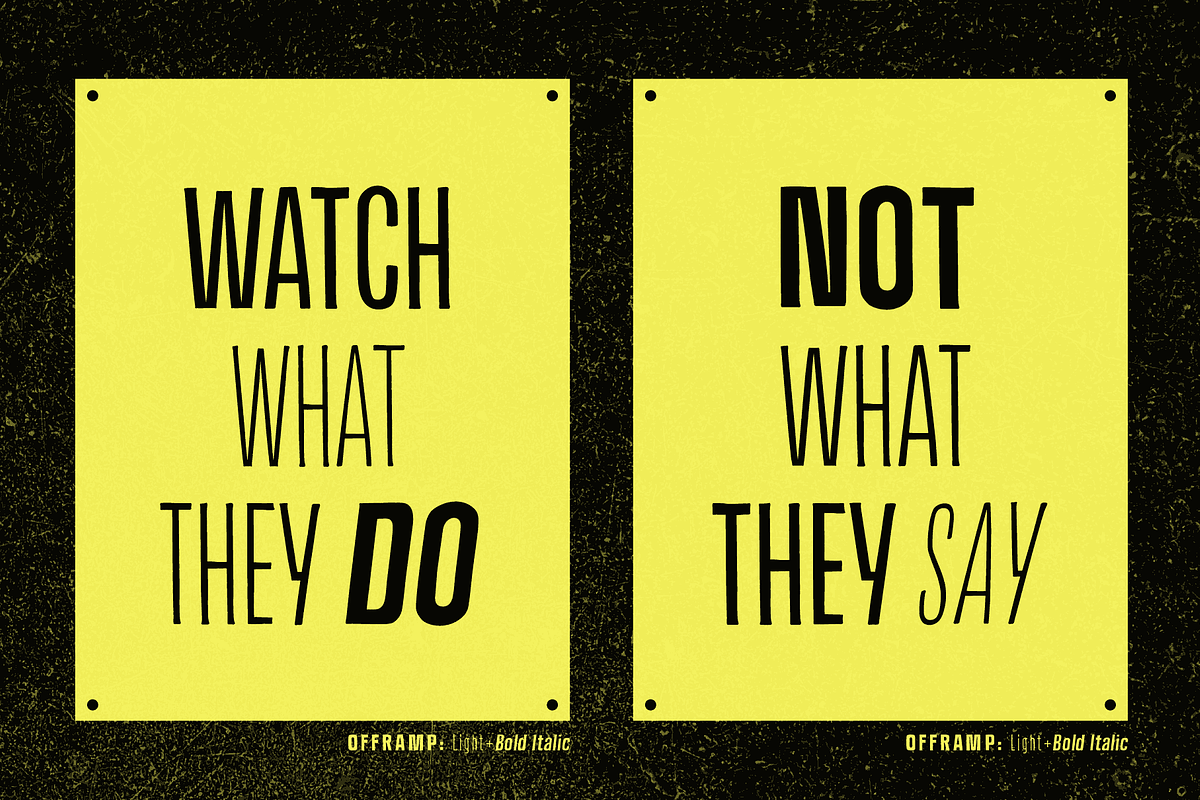 Off Ramp - An Industrial Sans-Serif, a Sans Serif Font by Wingsart Studio (Photo 8 of 15)