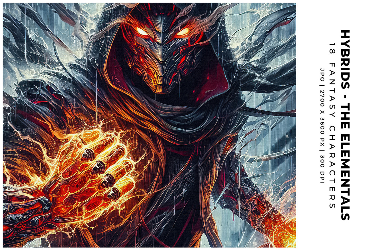 Hybrids - The Elementals, a Decorative Illustration by Digital Art Creations (Photo 1 of 7)