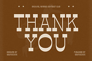 Broanse, a Slab Serif Font by graphicook (Thumbnail 10 of 10)