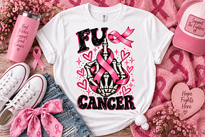 Fuck Cancer Sweatshirt, an Object Graphic by Daisy Design