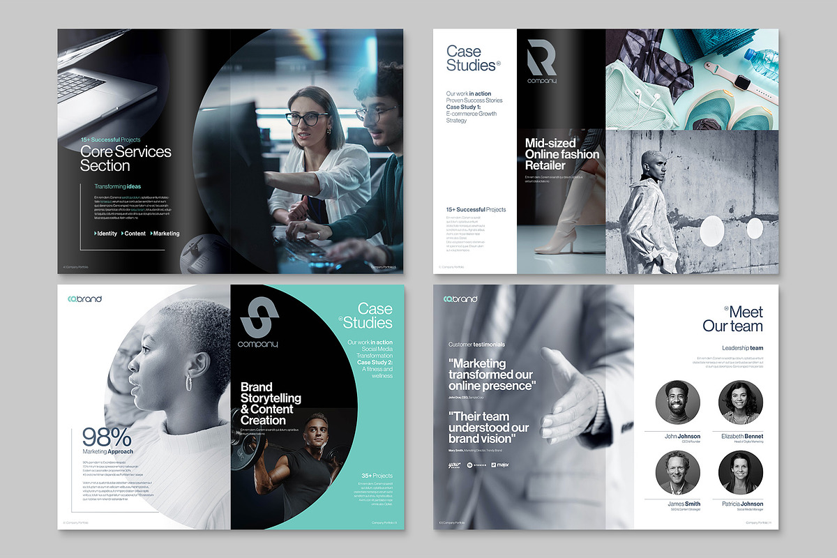 Company Brochure Template, a Brochure Template by BrandPacks (Photo 3 of 5)