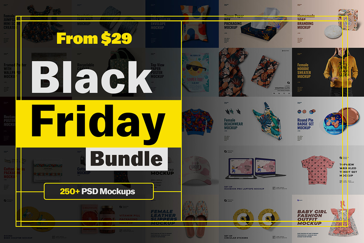 Black Friday PSD Mockup Bundle 2022, a Shirt Mockup by Designertale (Photo 1 of 7)