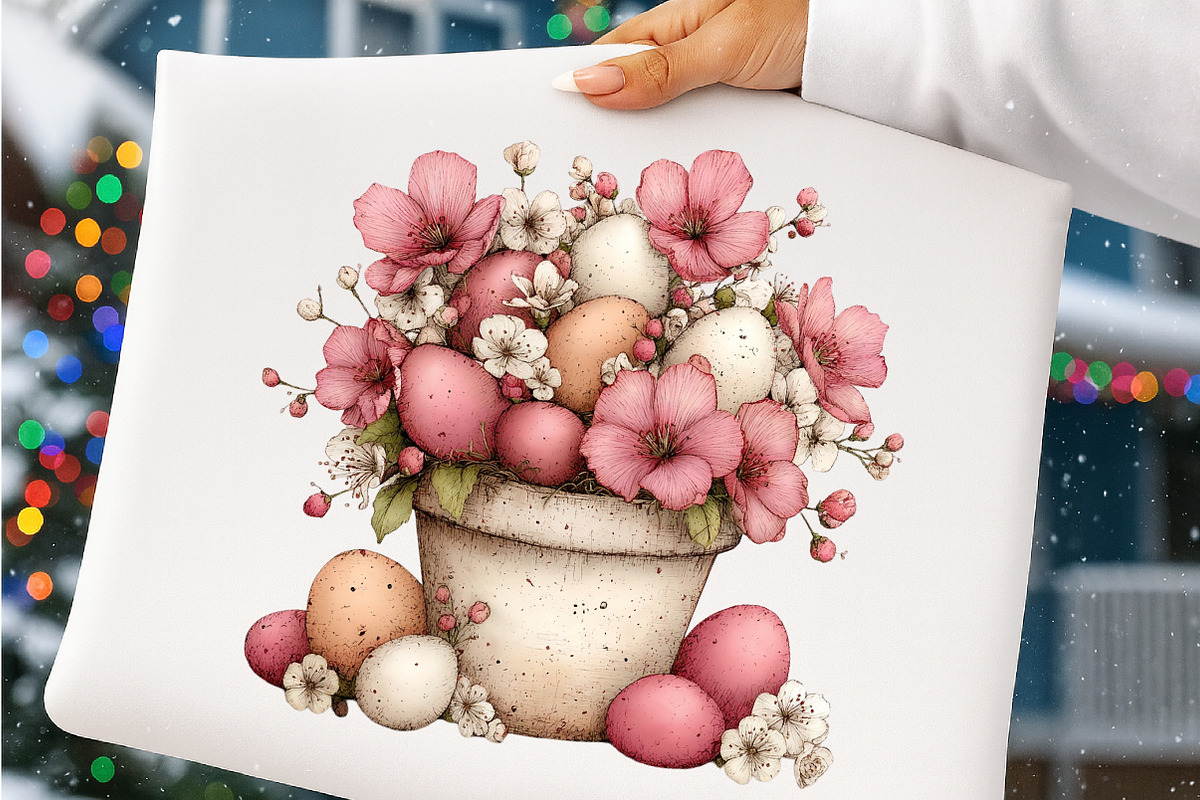 Farmhouse easter decor clipart, an Illustration by SinaCreation (Photo 10 of 11)
