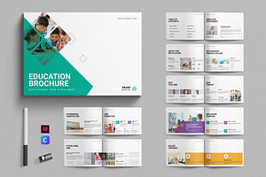 Education Brochure Landscape, a Brochure Template by E-Type